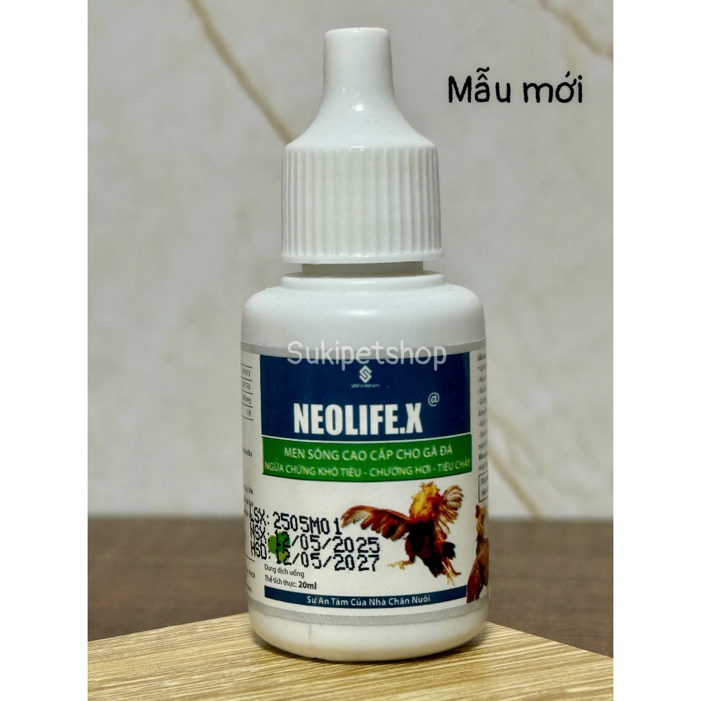 NEOLIFE.X - ( 20ml / lọ ) - NƯỚC UỐNG CAO CẤP BỔ SUNG MEN SỐNG, HỖ TRỢ TIÊU HÓA CHO GIA CẦM