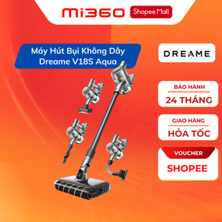 Máy hút bụi không dây dreame v12s | v18s aqua - bản quốc tế - bh 24 tháng