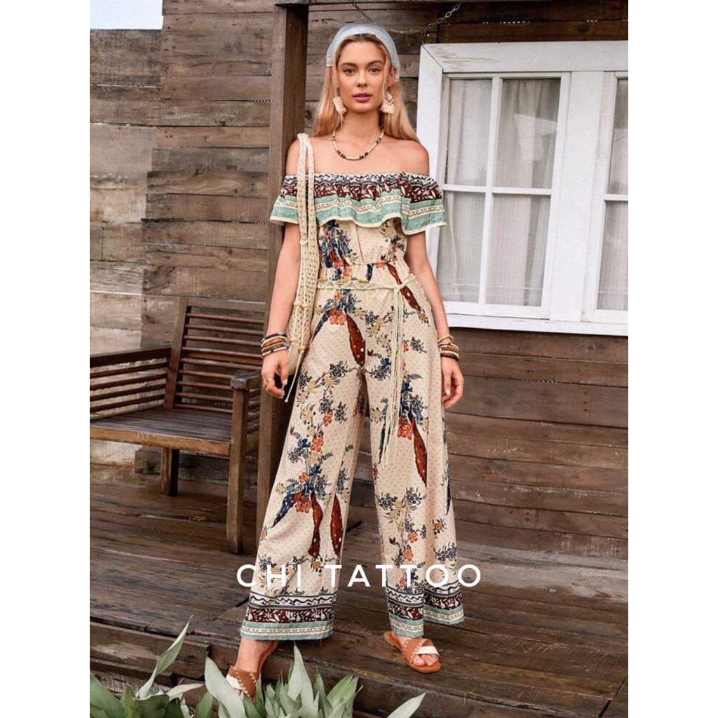 bộ jumsuit ngang vai B15