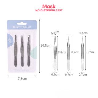  Nhíp Nhổ Râu Lông Mày Lông Nách Tiện Lợi 