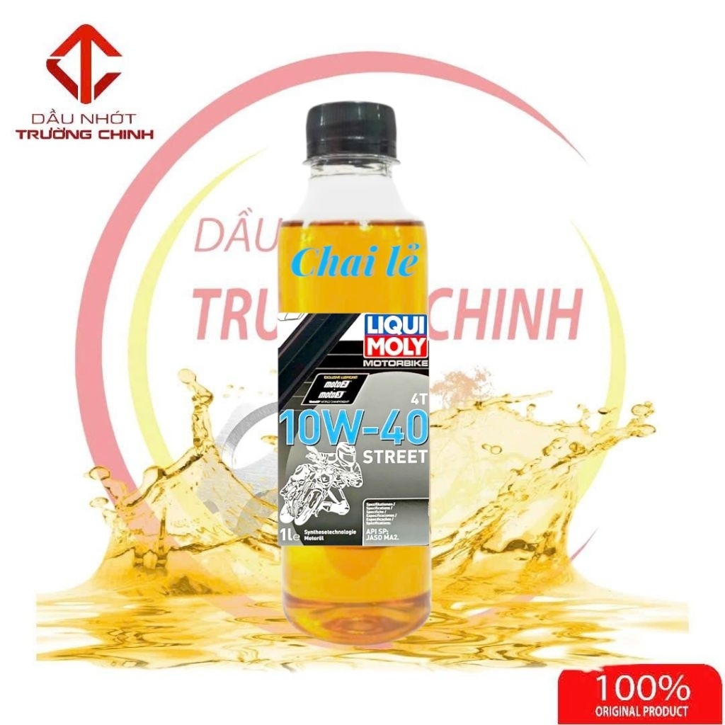 Nhớt liqui Moly 10W40 Street 10W40 100ML,200ML,300ML,400ML dành cho xe số, moto