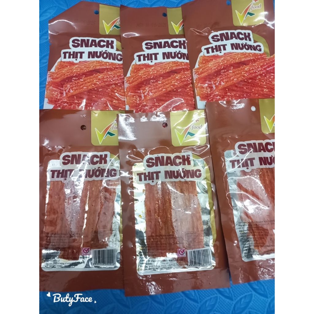 Đồ Ăn Vặt_Snack Thịt Nướng VINFOODS_[26g×30 gói]