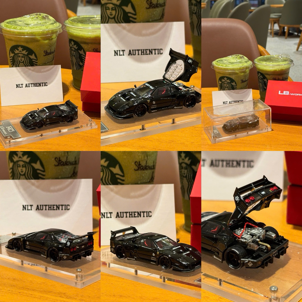 Xe Star Model 1:64 Supercar F40 Diecast Model Black ( Newseal )