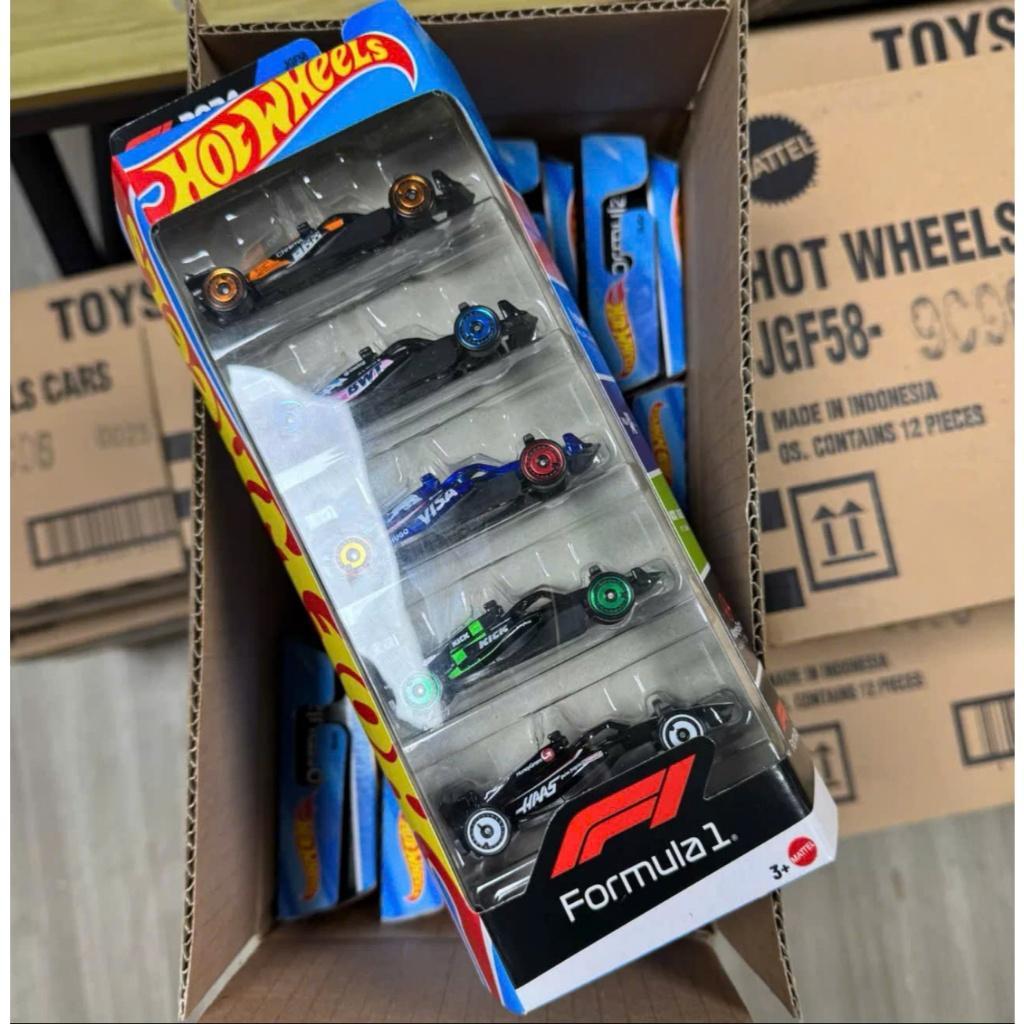 Hazel Shop - Xe mô hình Hot Wheels Pack 5 Xe Formula F1 (Pack F1)