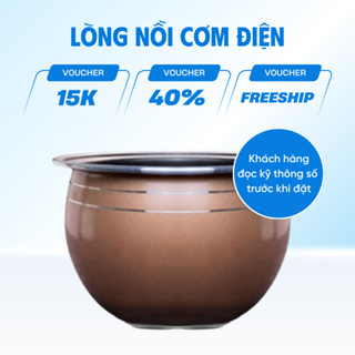 Lòng nồi cơm điện chống dính 1L, 1.2L, 1.8L, lõi thay thế nồi cơm chính hãng Cuckoo cr387, Cuckoo cr388, Guko