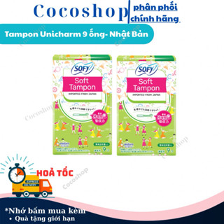 Băng Vệ Sinh Siêu Thấm Nhật Bản Sofy Tampon Supper Gói 9 Miếng
