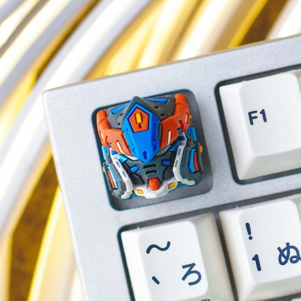 (Màu mở rộng) Keycap Gundam ASW-G-08 | Artisan Keycap | Keycap bàn phím cơ handmade