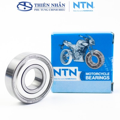 (Vòng Bi) Bạc Đạn NTN 6203ZZ/2AS Cùi Dĩa - Nhông Dream, Wave - Made in Indonesia