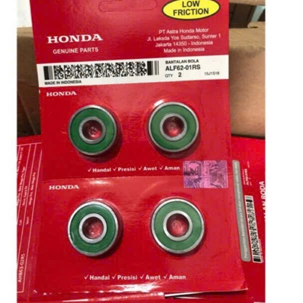 Bạc đạn bánh trước sau Vario 125, Click 150, Wave 125 -110-100, Future 100-125, Vario 160 (ALF62-01R