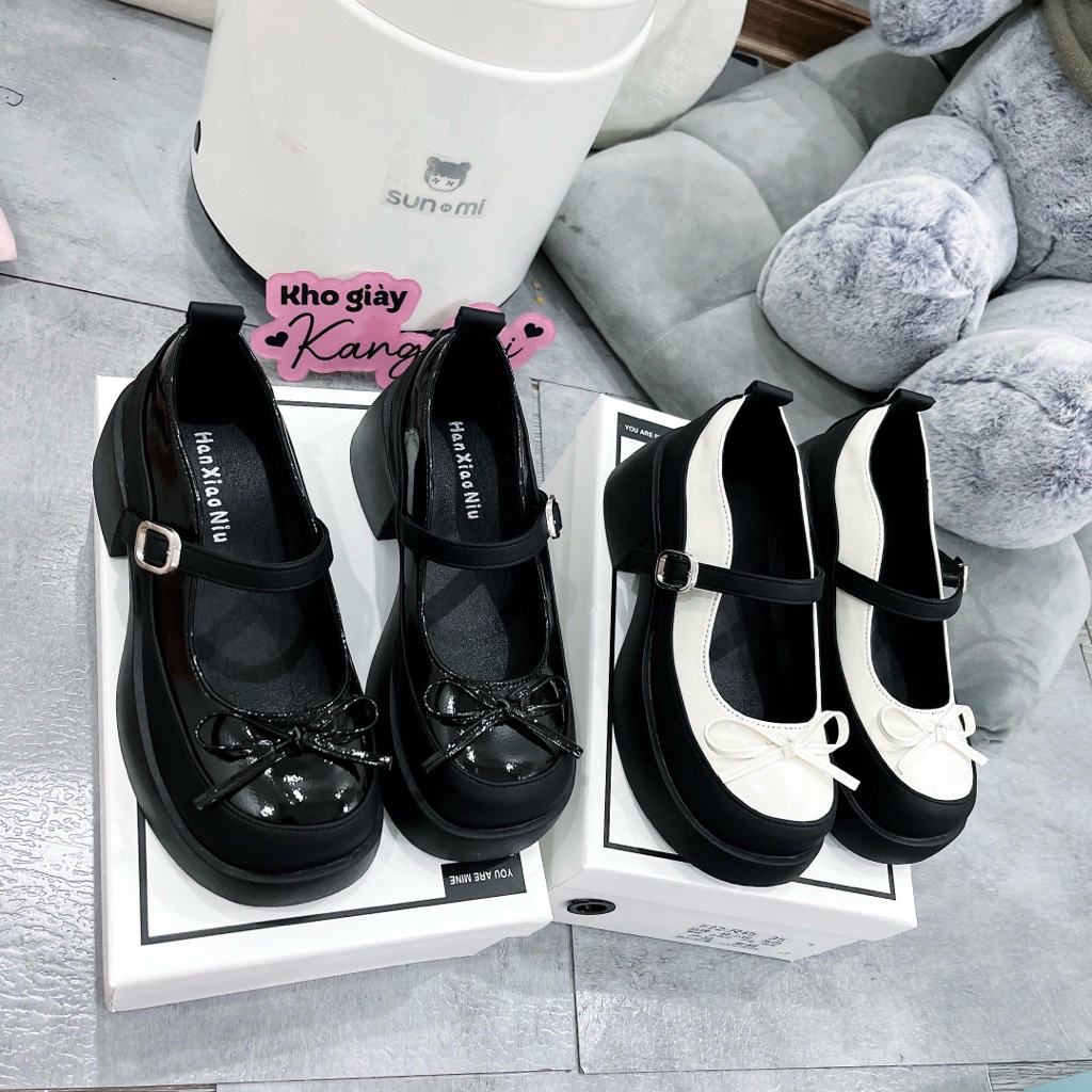 { KANG SHOP } Giày lolita nữ 5cm full box chuẩn QC êm nhẹ f22