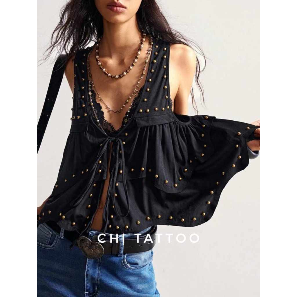 áo sát nách boho A4 (size M)