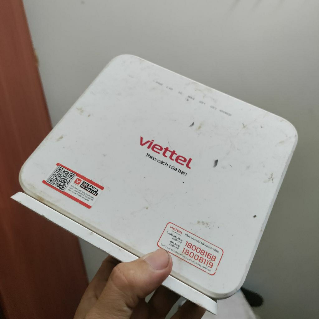 Cục wifi mesh viettel bị khoá mạng