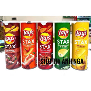  Snack khoai tây Lay’s Stax Lon 42g 100g 