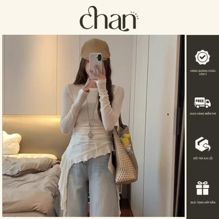  Áo thun giấy dài tay dáng ôm phối tua rua phong cách hàn quốc M3301 