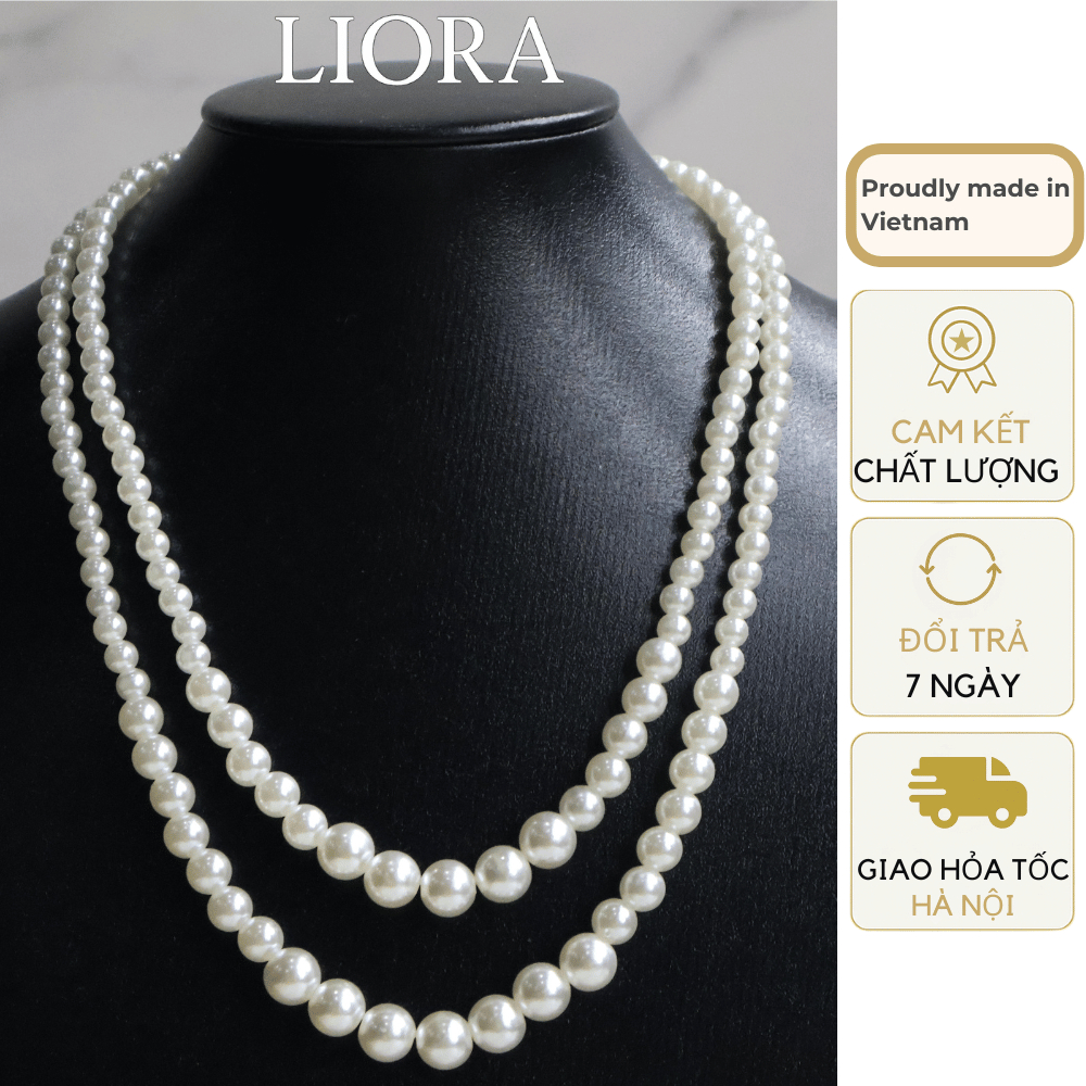 Vòng Cổ Ngọc Trai Nhân Tạo 2-3 Tầng Giá Tốt | Phụ Kiện Áo Dài Cách Tân & Truyền Thống