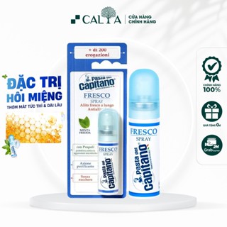 Xịt Thơm Miệng Pasta Del Capitano Khử Mùi, Kháng Khuẩn, Giúp Hơi Thở Thơm Mát, Hơn 200 Lần Xịt