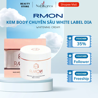  Kem Dưỡng Trắng Body Chuyên Sâu Rmon White Label Dia Whitening Cream 200ml,Hỗ Trợ Dưỡng Trắng Da Toàn Thân Và Đều Màu Da 