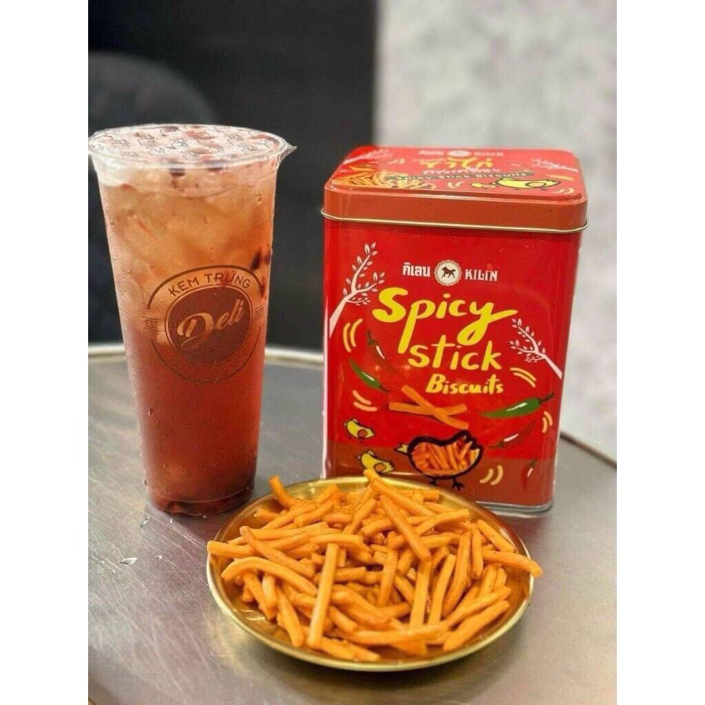 bim bim que cay kilin Thái lan hộp thiếc 400g