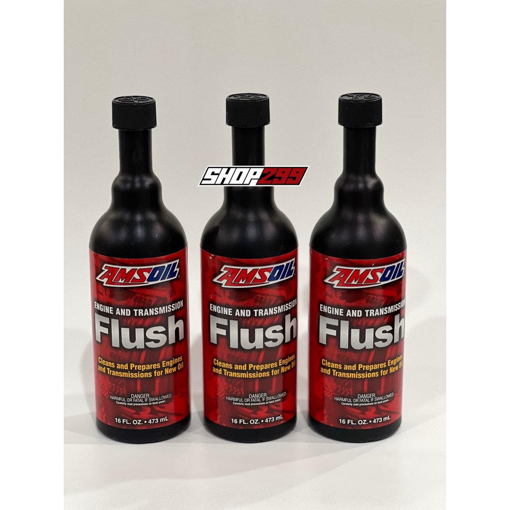 Súc Động Cơ AMSOIL ENGINE AND TRANSMISSION FLUSH - 473ml sử dụng cho 10 lít nhớt