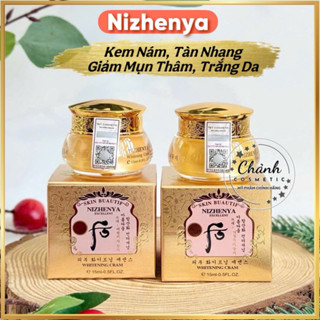(Có Tem) Bộ Kem NIZHENYA Hàn Quốc Cao Cấp Sạch Nám, Tàn Nhang, Giảm Mụn, Trắng Da, Chống Lão Hóa 15g