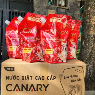  2 Túi Nước giặt xả CANARY Tổng 3.6 kgcao cấp siêu bền màu 2 trong 1 Hương thơm dịu nhẹ 