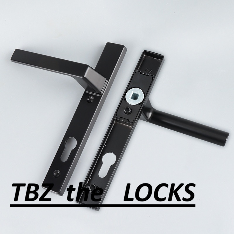 [KINLONG] Cặp Tay Nắm Đen Bộ Khóa KINLONG , Dùng Cho Cửa Nhôm XINFA ( có kèm trục vít)