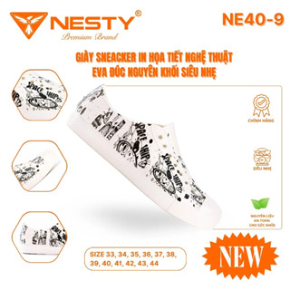 【NE40-IN】GIÀY SNEAKER NESTY NE40-9 VÀ NE40-1 – ĐÚC NGUYÊN KHỐI EVA SIÊU NHẸ, HỌA TIẾT ẤN TƯỢNG, ÊM ÁI CHO MỌI BƯỚC CHÂN