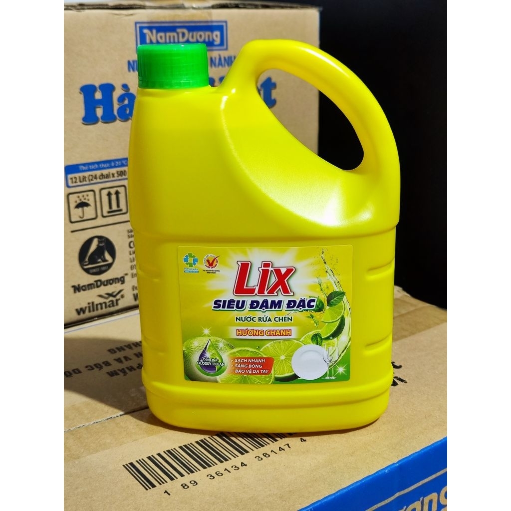 Nước rửa chén Lix chanh 1.4kg
