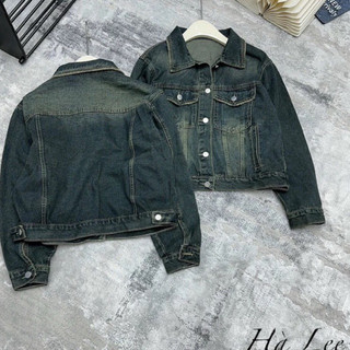 Áo Khoác Bò Trơn Basic 2 Túi Siu Hot