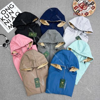  Áo Khoác Lót Lông Vàng Dày dặn ấm áp - Áo khoác nữ dày dặn ấm áp INDOCHI 2025-AKG25 