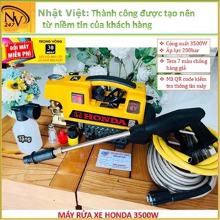 Máy rửa xe gia đình HD 3500w Máy xịt rửa mini cap áp cho gia đình rửa ô tô xe máy