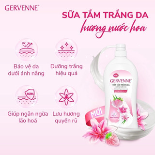 Sữa tắm trắng da Gervenne 1,2kg thơm, xịn, mịn