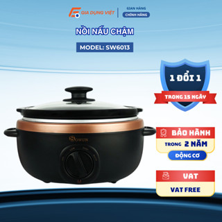 Nồi nấu chậm SOWUN 3.5L SW 6013, bảo hành miễn phí chính hãng 12 tháng