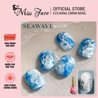Gel Sóng Biển - Gel tạo hiệu ứng sóng biển trắng đen -SEAWAVE - Gel tự co lại thành lớp ren tựa sóng biển siêu đẹp