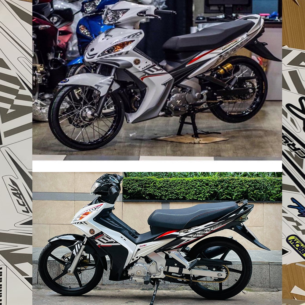 Tem ex 2010 crypton trắng đen, trắng xám chỉ đỏ