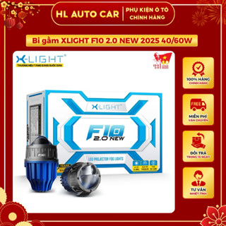 Đèn bi gầm XLIGHT F10 2.0 NEW 2025 tích hợp 3 nhiệt màu, tâm pha ELIP tối tân(giá 1 cặp)