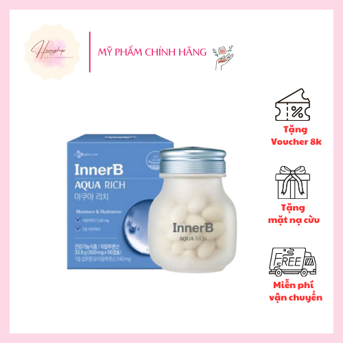 (HỎA TỐC )Viên uống cấp nước Innerb Aqua Rich 56 viên