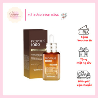 Serum Cải Thiện Nếp Nhăn Làm Trắng Da WellDerma Propolis 1000 Energy Ampoule 50ml