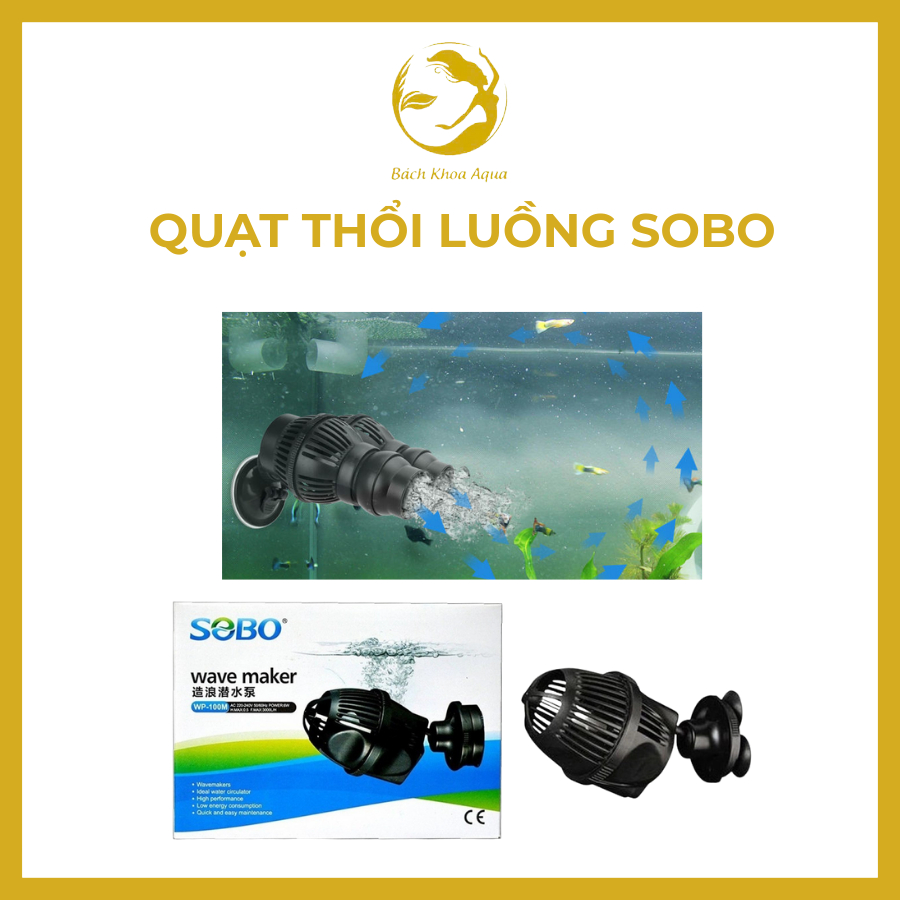 Quạt thổi luồng Sobo đa công suất - Tạo dòng chảy mạnh cho bể cá thủy sinh, hồ cá cảnh