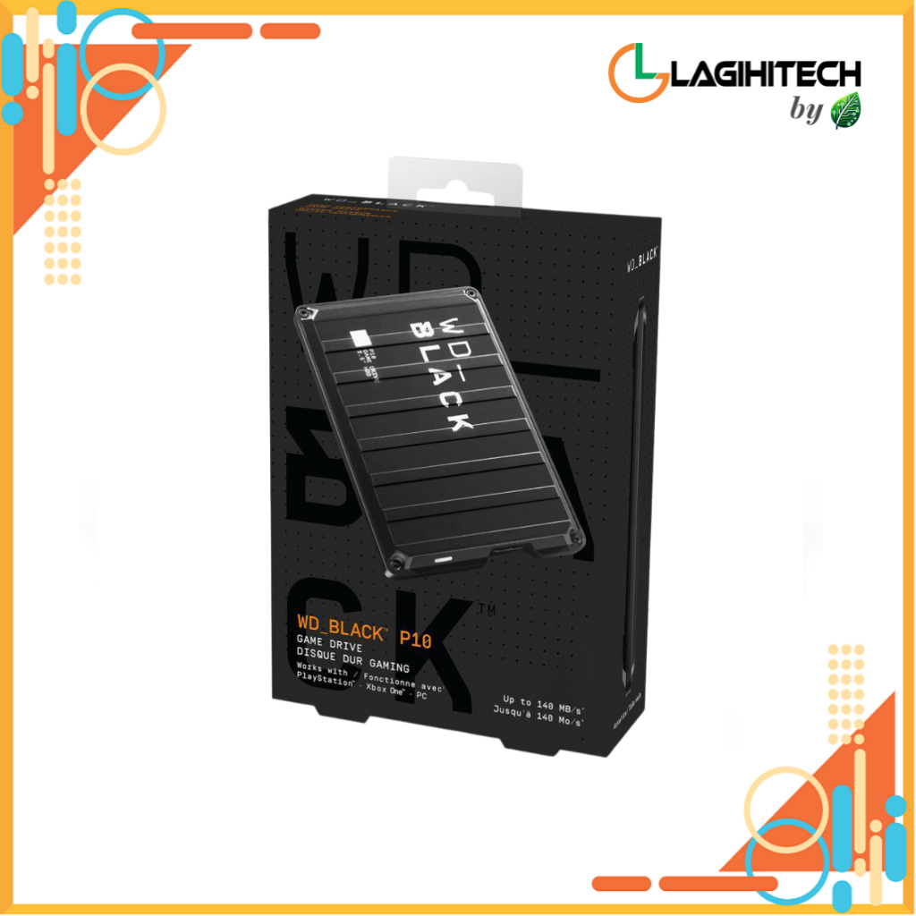 Ổ Cứng Di Động HDD Western Digital Black P10 Game Drive 2.5 inch USB 3.0 2TB / 4TB / 5TB -  BẢO HÀNH