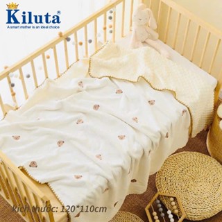  Chăn Lông Tuyết Nhung Hạt Đậu Cao Cấp Chăn Đắp Thu Đông Cho Bé Phong Cách Hàn Quốc Mềm Mại Ấm Áp 