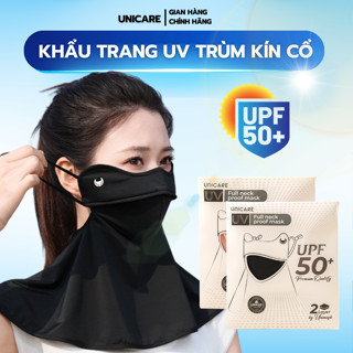 Khẩu Trang Unicare Trùm Kín Cổ, Chống Tia UV Vải Mềm Mịn Thoáng Mát, Quai Đeo Điều Chỉnh