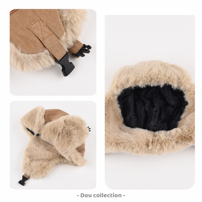 Mũ Len Unisex, Nón Len Trùm Tai Đeo 2 Kiểu Gài Lót Lông Giữ Ấm Phối 2 Tag Bên Tai Thời Trang Thu Đông - Mã NL109 | BigBuy360 - bigbuy360.vn