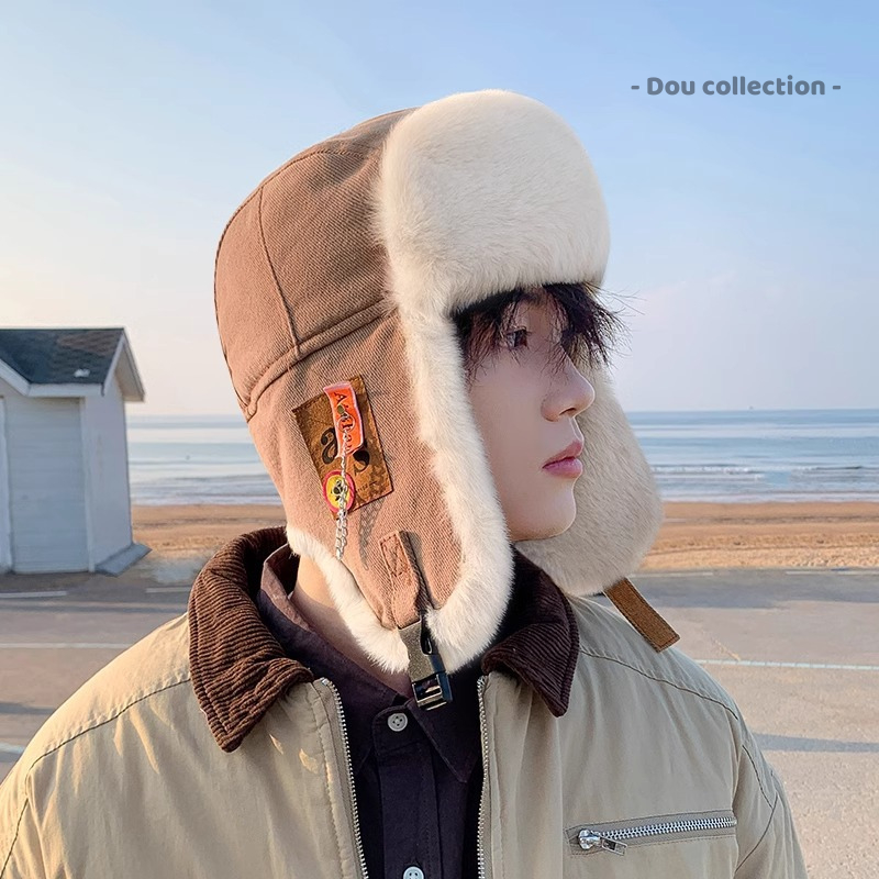 Mũ Len Unisex, Nón Len Trùm Tai Đeo 2 Kiểu Gài Lót Lông Giữ Ấm Phối 2 Tag Bên Tai Thời Trang Thu Đông - Mã NL109 | BigBuy360 - bigbuy360.vn