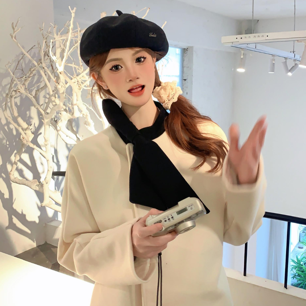 Mũ Nồi Beret Nữ Jooks Chất Dạ Cho Mùa Thu Đông Phong Cách Vintage Retro Cổ Điển KAHATS N3 | BigBuy360 - bigbuy360.vn