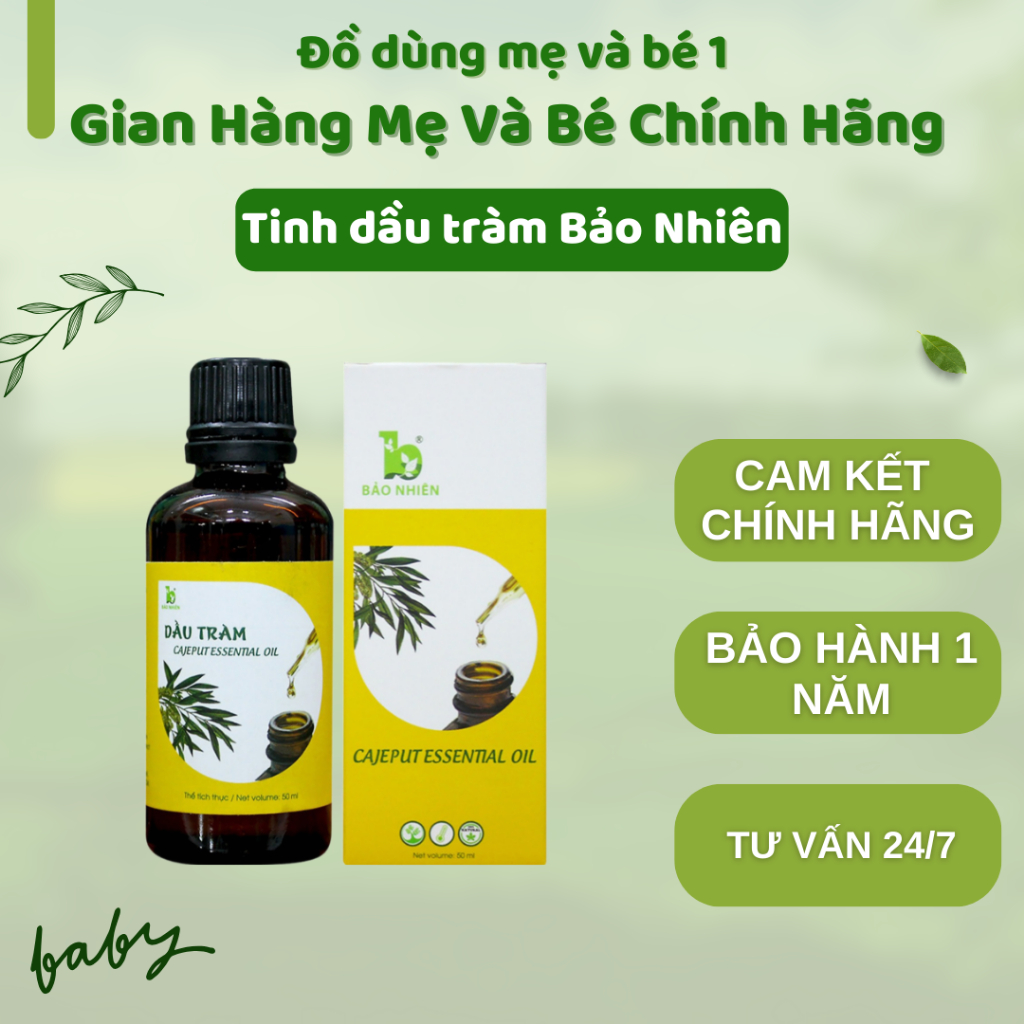 Tinh dầu tràm bảo nhiên - Xua muỗi, Giữ ấm cơ thể