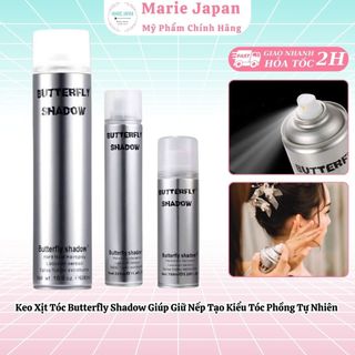  Keo Xịt Tóc Butterfly Shadow Giúp Giữ Nếp Tạo Kiểu Tóc Phồng Tự Nhiên 
