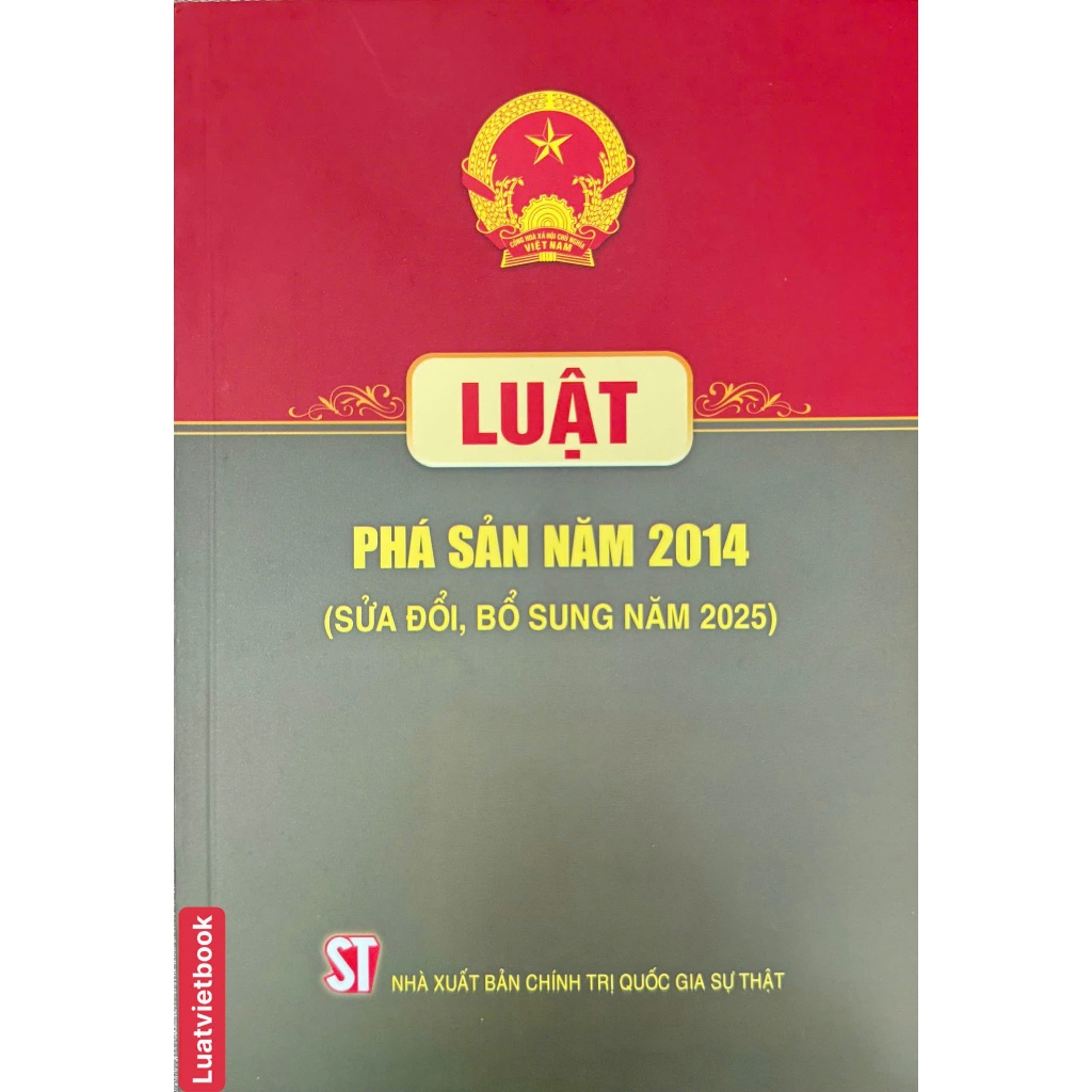 Sách_Luật Phá Sản Năm 2014 ( Sửa Đổi, Bổ Sung Năm 2025)