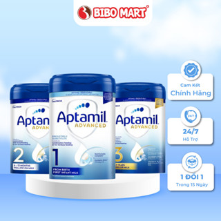 Sữa Bột Aptamil Advanced Anh Tăng Cường Đề Kháng Cho Bé Phát Triển Toàn Diện Số 1 2 3 800g-BiboMart