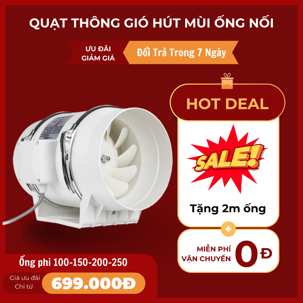 Quạt Thông Gió Hút Mùi ANKHANG,Hút Khói, Mùi , Hiệu Suốt Cao, Phòng Ngủ, Phòng Bếp, Phòng Tắm